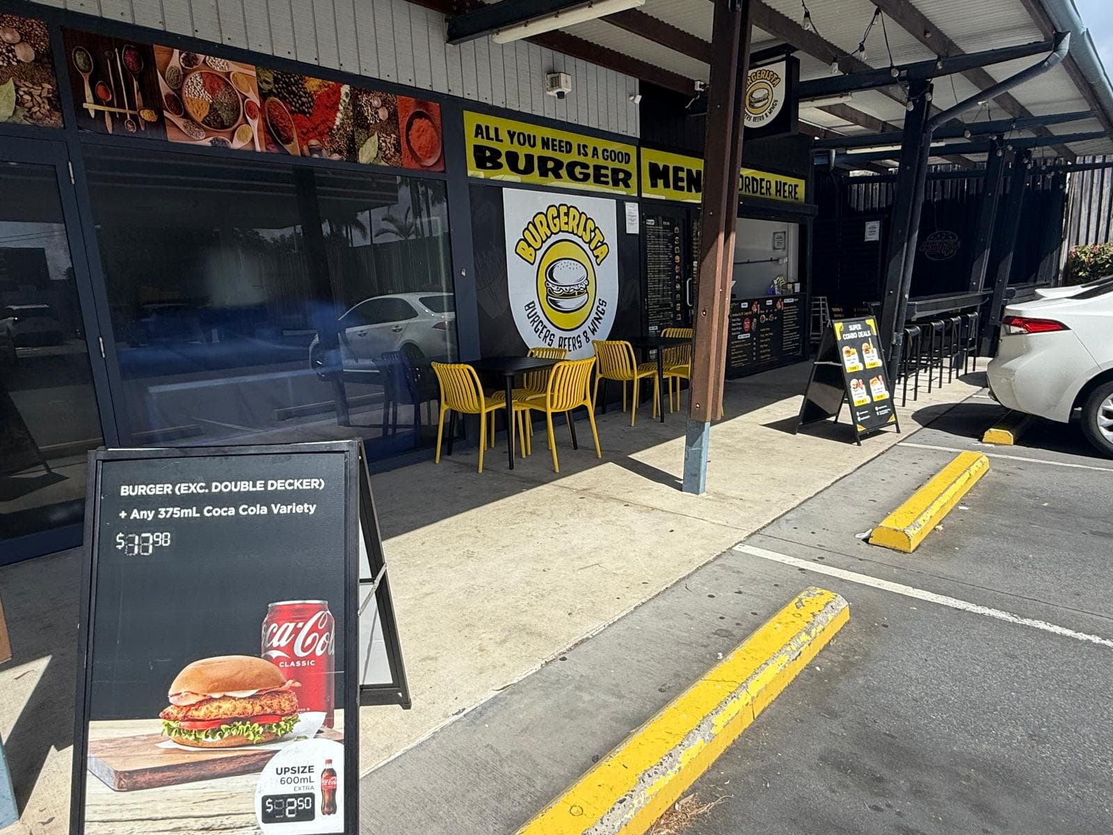 Burgerista — Marcoola, Sunshine Coast