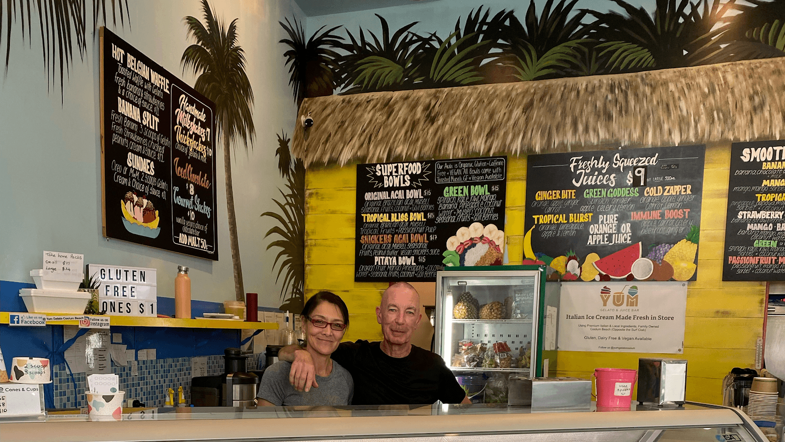 Yum Gelato Coolum (Ice Cream & Juice Bar) — Marcoola, Sunshine Coast
