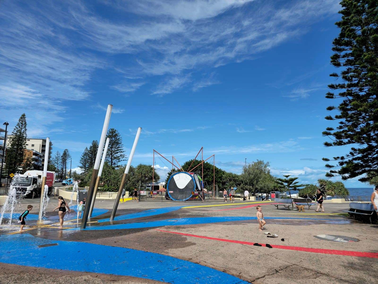 Kings Beach Water Fountain And Playground — Caloundra, Sunshine Coast