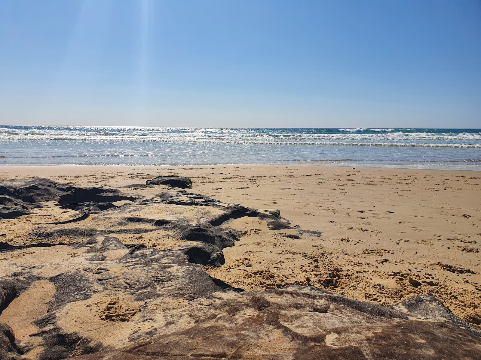 Off leash dog beach — Coolum Beach, Sunshine Coast